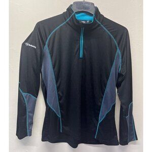 Subaru Black Label 1/4 Zipper Athletic Pullover Jacket XL Embroidered Logo